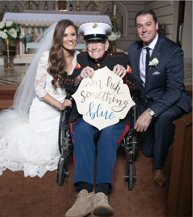 Bill Eblen at his niece's wedding